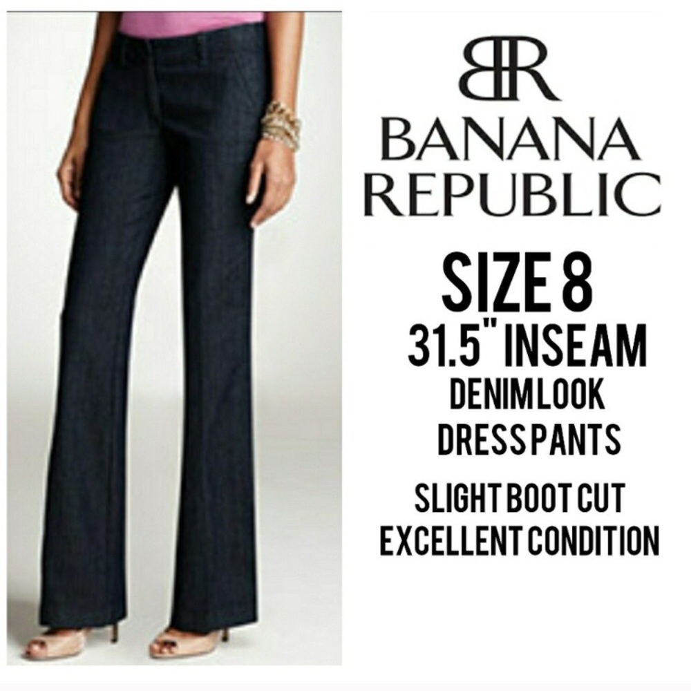 Banana Republic Dress Pants Denim Look